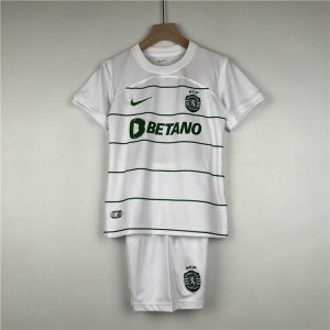 Kids Sporting Lisbon 23/24 Away Football Kit Soccer Kit (Shirt+Shorts)