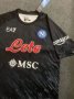 22/23 Napoli Third Black Soccer Jersey Football Shirt