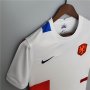 2022 Netherlands Soccer Shirt Away White Football Shirt