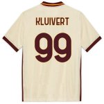 AS Roma 20-21 Away White #99 KLUIVERT Soccer Shirt Jersey