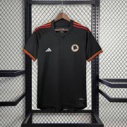 AS Roma 23/24 Third Black Soccer Jersey Football Shirt