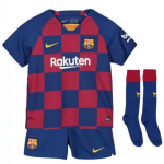 Kids Barcelona Home 2019-20 Soccer Kit (Shirt+Shorts)