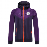 Manchester City 2019-20 Purple Hoody Jacket