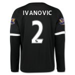 Chelsea LS Third 2015-16 IVANOVIC #2 Soccer Jersey