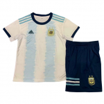 2019 Kids Argentina Home Soccer Kit(Shirt+Shorts)