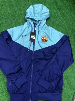 Barcelona 2017/18 Blue Windbreaker Jacket