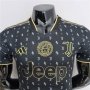 22/23 Juventus Versace Black Soccer Jersey Football Shirt