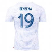 World Cup 2022 France Away benzema Soccer Jersey Football Shirt