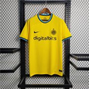 22/23 Inter Milan Third Yellow Soccer Jersey Football Shirt