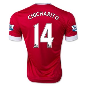 Manchester United Home 2015-16 CHICHARITO #14 Soccer Jersey