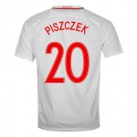 Poland Home 2016 Piszczek 20 Soccer Jersey Shirt