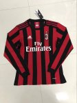 AC Milan Home 2017/18 LS Soccer Jersey Shirt