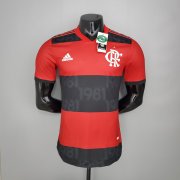 CR Flamengo Soccer Shirt Jersey 21-22 Home Football Shirt (Player Version)