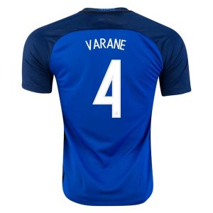 France Home 2016 VARANE #4 Soccer Jersey