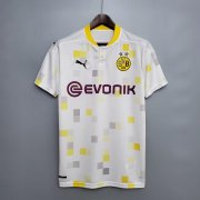 BORUSSIA DORTMUND 20-21 WHITE SOCCER SHIRT JERSEY