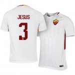 Roma Away 2017/18 Juan Jesus #3 Soccer Jersey Shirt