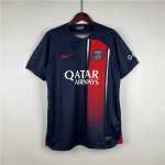 PSG 23/24 Home Blue Soccer Jersey Football Shirt