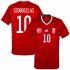 Hungary Euro 2020 Home Red Soccer Jersey Football Shirt Szoboszlai #10