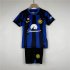 KIDS INTER MILAN 23/24 HOME BLUE FOOTBALL KIT(Shirt+Shorts)