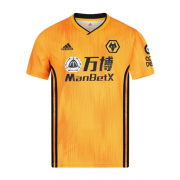 2019-20 Wolverhampton Wanderers Home Yellow Soccer Jerseys Shirt