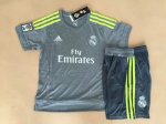 Kids Real Madrid 2015-16 Away Soccer Kits(Shirt+Shorts)