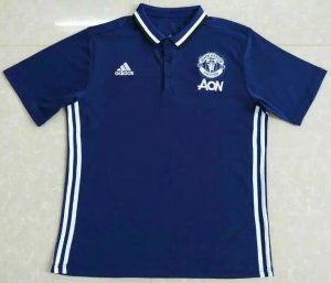 Manchester United Dark Blue Polo 2016-17 Shirt