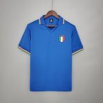 1982 Italy Home Blue Retro Soccer Jerseys Football Shirt