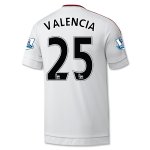 Manchester United Away 2015-16 VALENCIA #25 Soccer Jersey