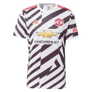 Manchester United 20-21 Third White Soccer Jersey Shirt