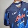 22-23 Napoli Home Blue Soccer Jersey Football Shirt