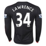 Manchester United LS Third 2015-16 LAWRENCE #34 Soccer Jersey
