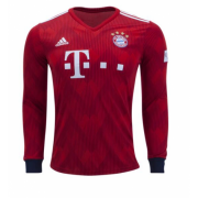 Bayern Munich Cheap Soccer Jersey Home 2018/19 LS Soccer Jersey Shirt