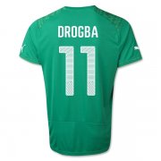 14-15 Ivory Coast Away DROGBA Soccer Jersey