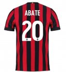 AC Milan Home 2017/18 Abate #20 Soccer Jersey Shirt