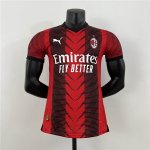 AC Milan Football Shirt 23/24 Home Red Soccer Jersey Shirt (Authentic Version)