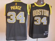 Boston Celtics Paul Pierce #34 Black Electricity Fashion Swingman Jersey