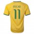 2014 Brazil #11 OSCAR Home Yellow Jersey Shirt