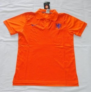 Netherlands 2016 Euro Orange Polo Shirt