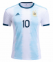 2019 ARGENTINA MESSI #10 HOME SOCCER JERSEY SHIRT