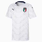 19-20 Euro Cup Italy Away White Soccer Jersey Shirt