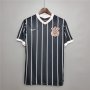 SC CORINTHIANS 20-21 AWAY BLACK SOCCER JERSEY SHIRT