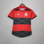 CR Flamengo Soccer Shirt Jersey Women 21-22 Home Red&Black Football Shirt