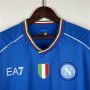 Napoli 23/24 Football Shirt Home Blue Soccer Shirt