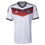 2014 Germany Retro Home White Soccer Jersey Shirt