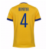 Juventus Away 2017/18 Benatia #4 Soccer Jersey Shirt