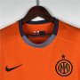 23/24 Inter Milan Away Orange Soccer Jersey Football Shirt