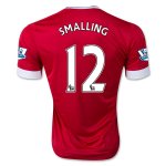 Manchester United Home 2015-16 SMALLING #12 Soccer Jersey