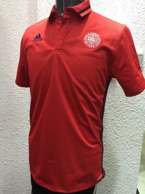 Denmark 2016 Red Core Polo Shirt