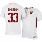 Roma Away 2017/18 Emerson Palmieri #33 Soccer Jersey Shirt