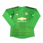 18-19 Manchester United Goalkeeper Green Long Sleeve Jerseys Shirt